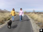 Enjoying a walk. Photo by Pinedale Online.