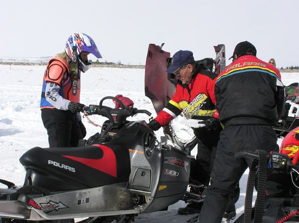 Cooling Sled Off. Photo by Pinedale Online.