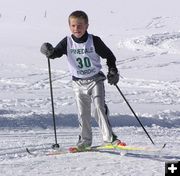 Youngest team member. Photo by Pinedale Online.