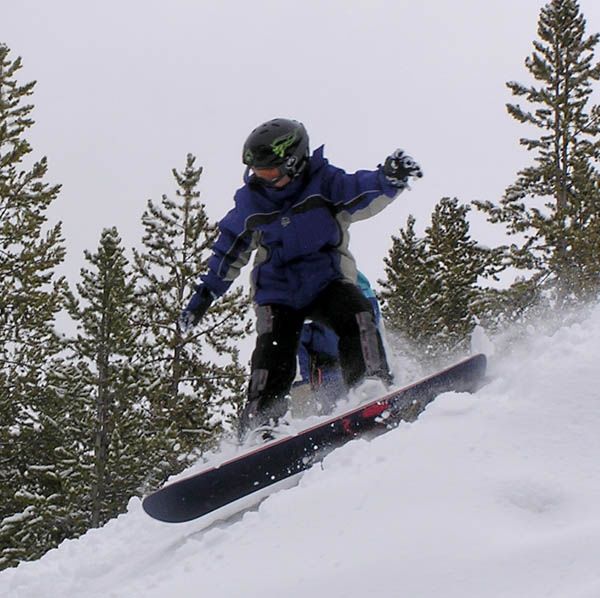 Making the run. Photo by Pinedale Online.