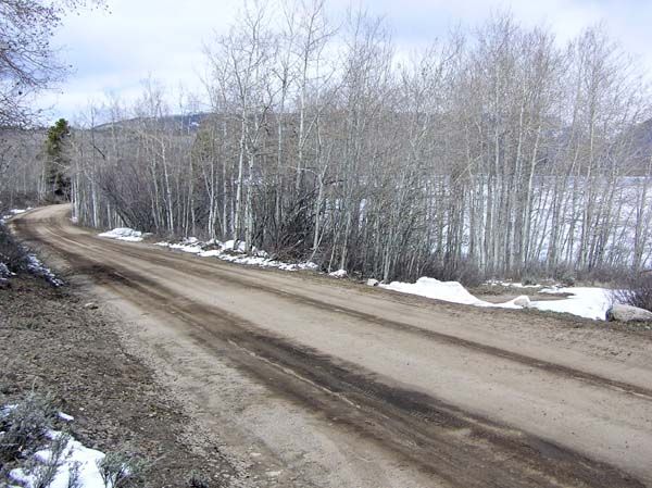 New Fork Lake road. Photo by Pinedale Online.