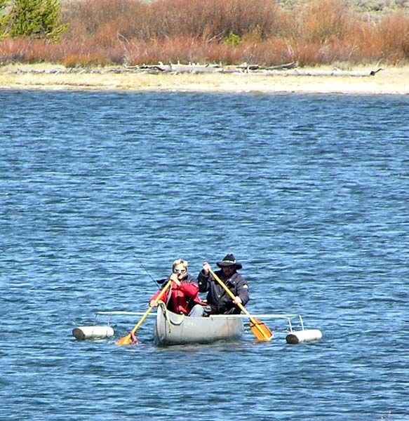 Pontoon boat. Photo by Pinedale Online.