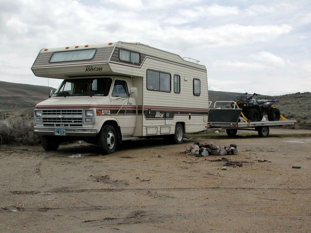 RV and ATV. Photo by Pinedale Online.