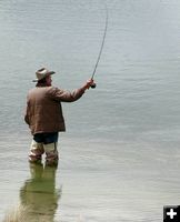 Cowboy Fisherman. Photo by Pinedale Online.