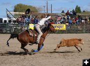 Break away roping. Photo by Pinedale Online.