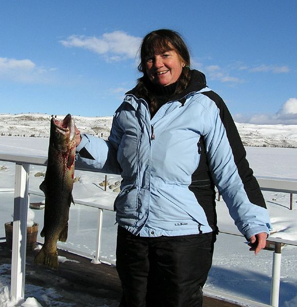 Gail Randall Largest Brown. Photo by Bill Boender.