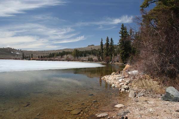 Half Moon Lake. Photo by Clint Gilchrist, Pinedale Online.