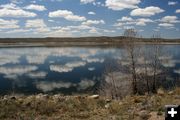 Cloud Reflection in Lake. Photo by Clint Gilchrist, Pinedale Online.