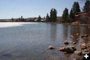 Fremont Lake Summer Homes. Photo by Clint Gilchrist, Pinedale Online.