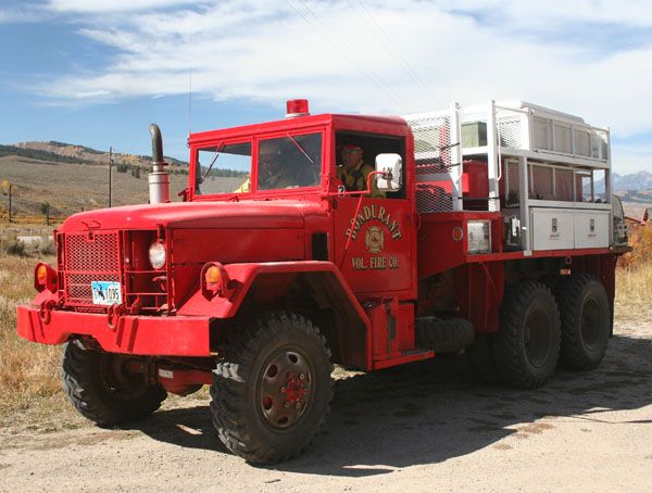 Bondurant Fire Crew. Photo by Clint Gilchrist, Pinedale Online.