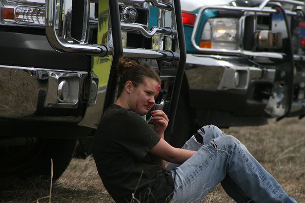 After Wreck. Photo by Pam McCulloch, Pinedale Online.