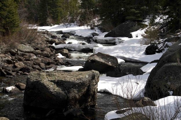 Boulder Creek. Photo by Dave Bell, Pinedale Online.