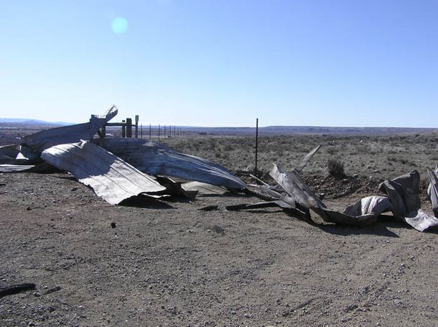 Fire damage. Photo by Dawn Ballou, Pinedale Online.