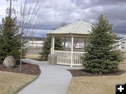 Gazebo. Photo by Dawn Ballou, Pinedale Online.