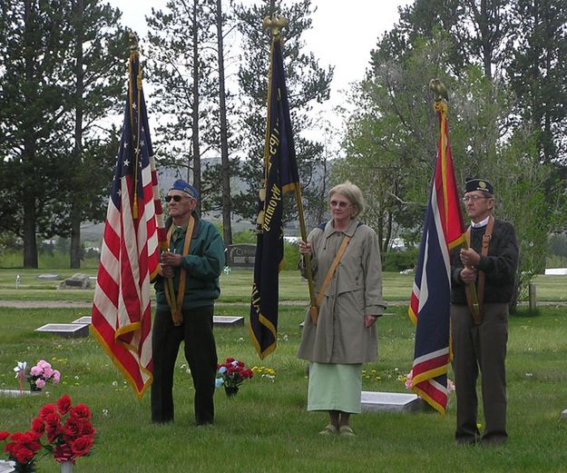 Color Guard. Photo by Dawn Ballou, Pinedale Online.