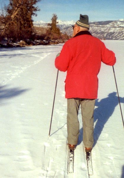 John Skiing. Photo by Courtesy Sally Makey.