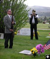 Taps. Photo by Dawn Ballou, Pinedale Online.