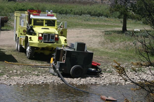 Pinedale Fire Crew. Photo by Dawn Ballou, Pinedale Online.