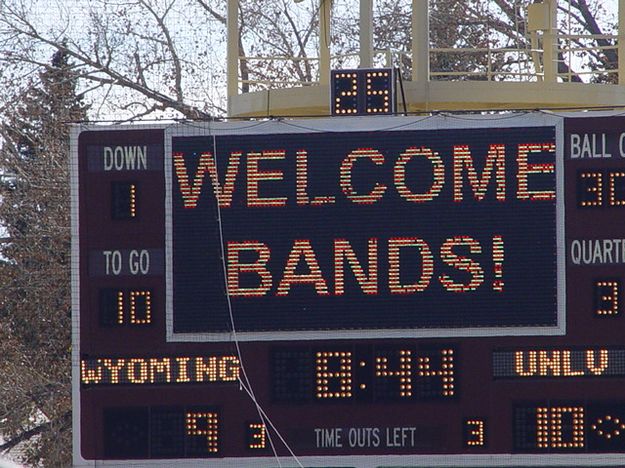 Welcome Bands!. Photo by Craig Sheppard.