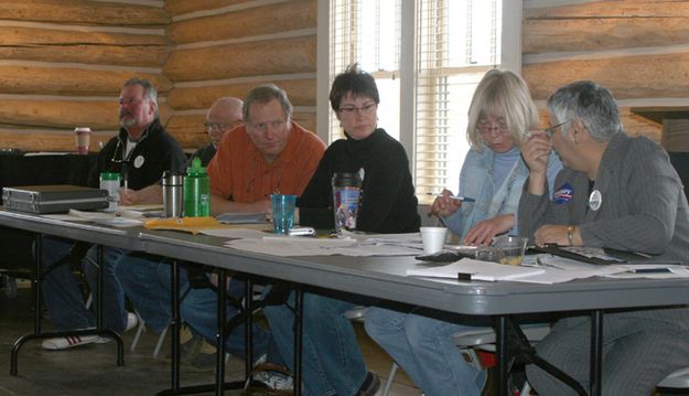 Democrats. Photo by Pam McCulloch, Pinedale Online.