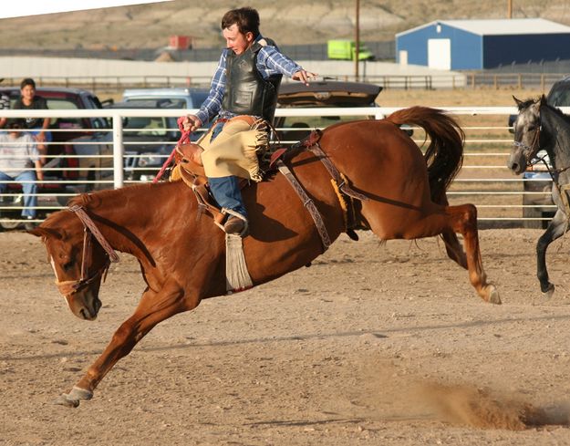 Wacey Cornea. Photo by Clint Gilchrist, Pinedale Online.