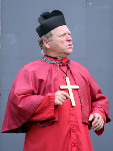 Cardinal Pandulph. Photo by Pam McCulloch, Pinedale Online.