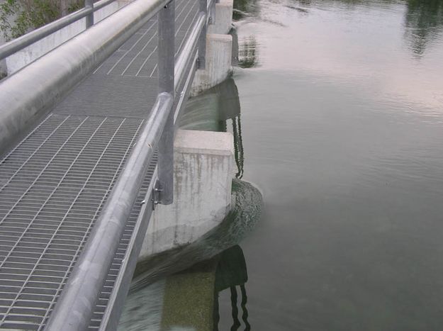 Lake Spillway. Photo by Bob Rule, KPIN 101.1 FM.