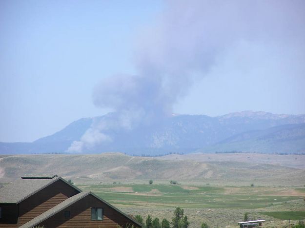 New Fork Fire 1:30 PM . Photo by Bob Rule, KPIN 101.1 FM.