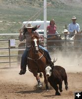 Breakaway Roping. Photo by Pinedale Online.