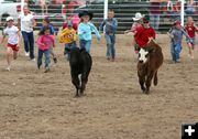 Calf Scramble. Photo by Pinedale Online.