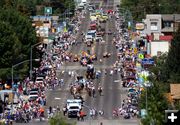 Rendezvous Parade. Photo by Clint Gilchrist, Pinedale Online.