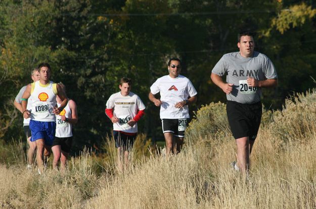 Up the hill. Photo by Dawn Ballou, Pinedale Online.