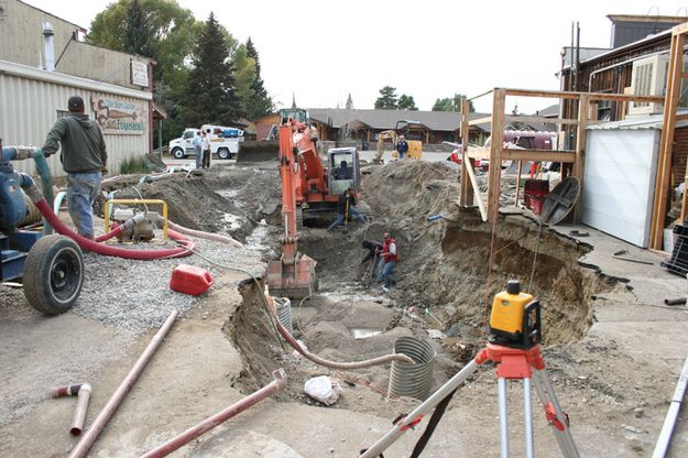 Big hole. Photo by Dawn Ballou, Pinedale Online.