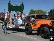 Batman Float. Photo by Pam McCulloch, Pinedale Online.