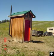 Relief Building. Photo by Hubert Smith, Sweetwater Snopokes Snowmobile Club.