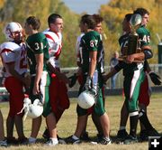 Handshake Line. Photo by Clint Gilchrist, Pinedale Online.