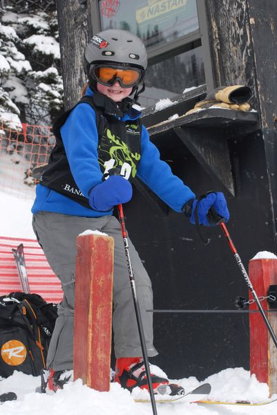 Zoe Noble at the start. Photo by Jeff Wohl.