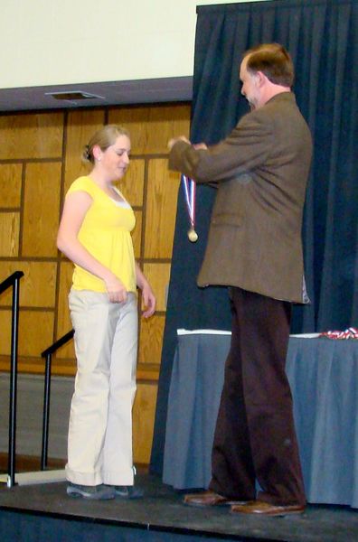 Jenny Beiermann award. Photo by Jonita Sommers.