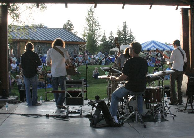 Missy Raines and the New Hip. Photo by Tim Ruland, Pinedale Fine Arts Council.