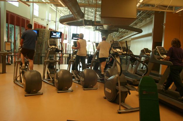 Exercise Equipment. Photo by Dawn Ballou, Pinedale Online.