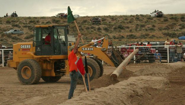 Green Flag. Photo by Dawn Ballou, Pinedale Online.