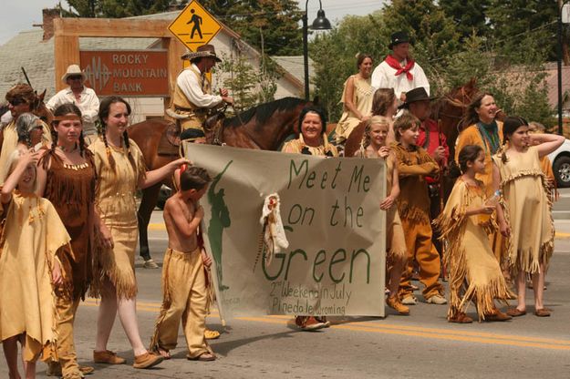 Pageant cast. Photo by Dawn Ballou, Pinedale Online.