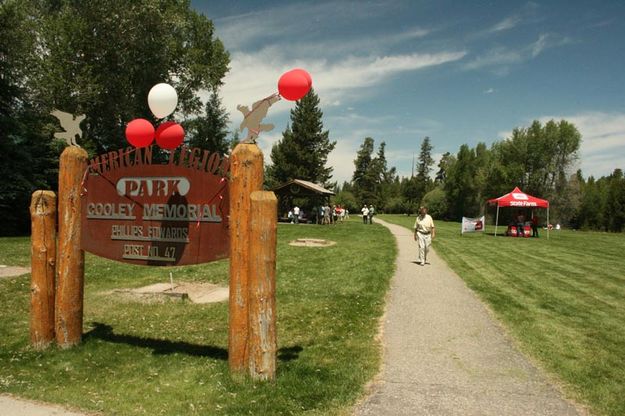 American Legion Park. Photo by Dawn Ballou, Pinedale Online.