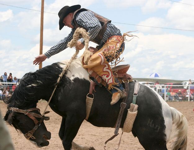 Jim Hill's ride. Photo by Dawn Ballou, Pinedale Online.