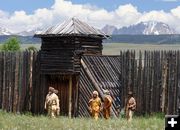 Fort Bonneville. Photo by Clint Gilchrist, Pinedale Online.