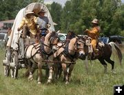 Rocky Mountain Fur Company Wagon. Photo by Clint Gilchrist, Pinedale Online.