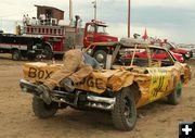 Final Adjustments. Photo by Dawn Ballou, Pinedale Online.