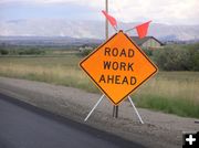 Road Work. Photo by Bob Rule, KPIN 101.1 FM Radio.