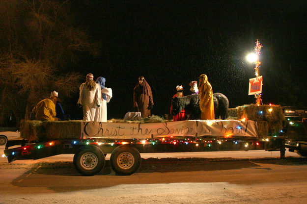 Nativity Scene. Photo by Pam McCulloch, Pinedale Online.