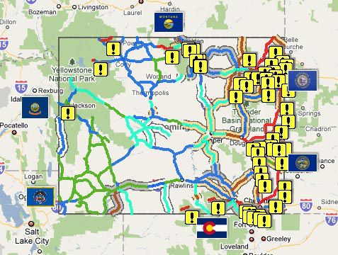 WYDOT roads. Photo by Wyoming Department of Transportation.